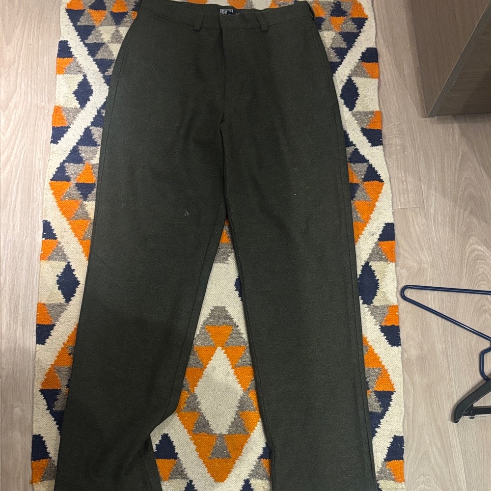 Ralph Lauren Men's Dark Green Dress Pants